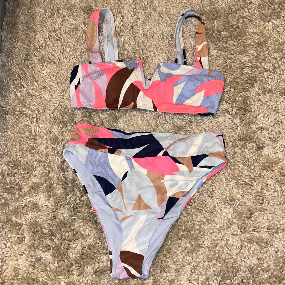 aerie High-Waist Bikini Set